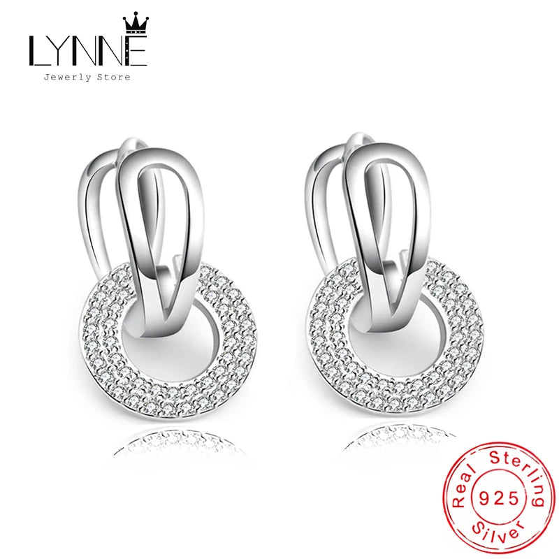 Round & Square Hoop Earrings