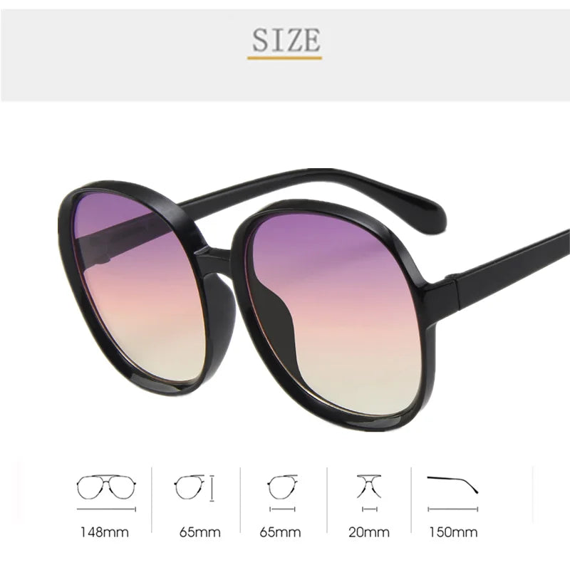 Classic Big Frame Luxury Women Sunglasses
