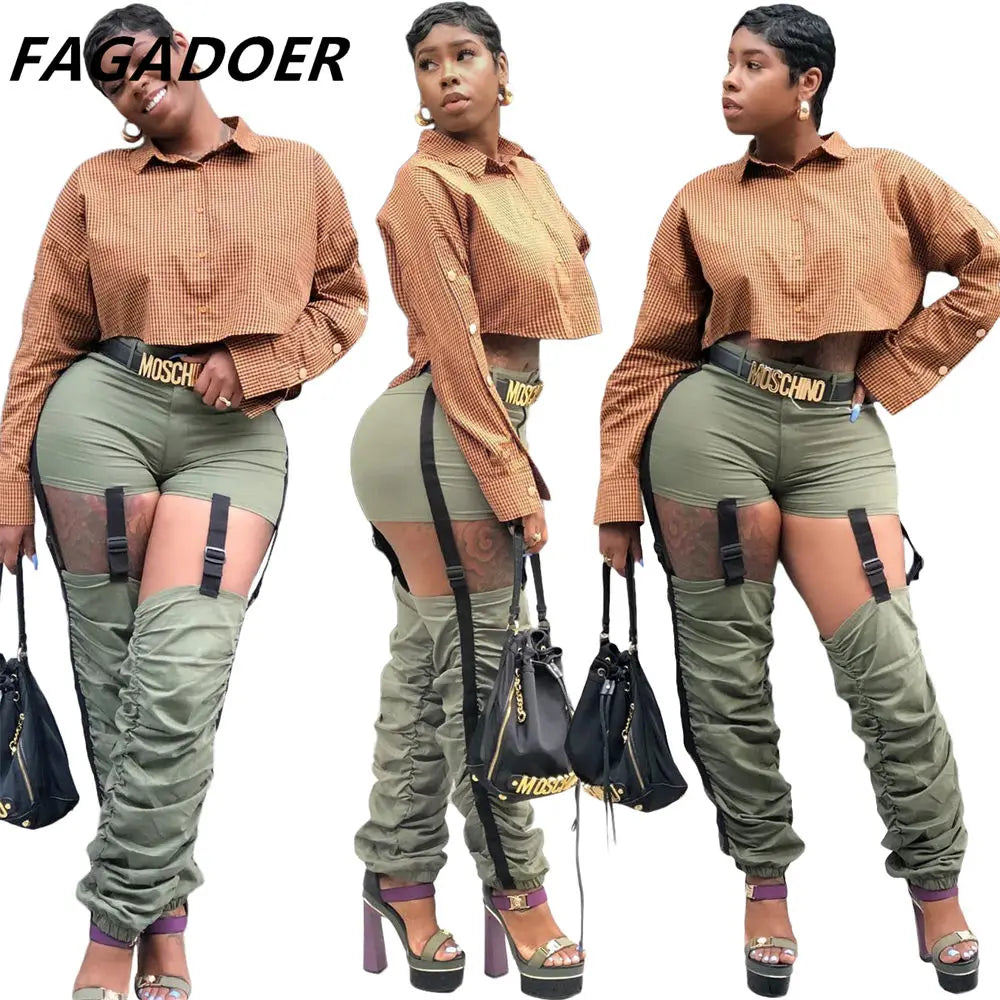 New Woman Cargo Adjustable Trousers