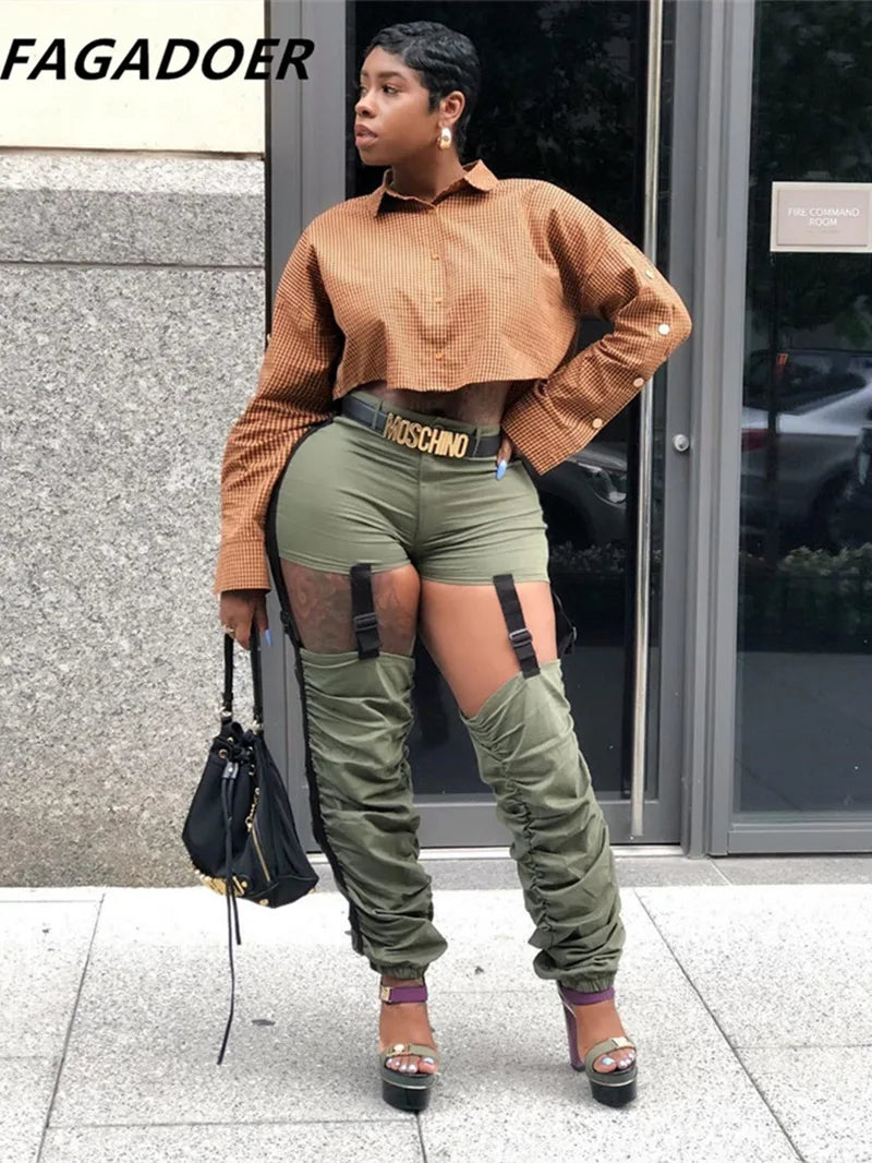 New Woman Cargo Adjustable Trousers