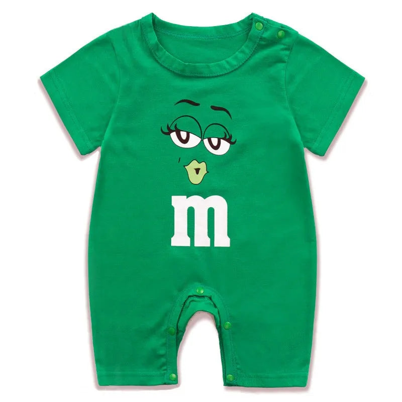 Romper Pure Cotton Baby Girls Onesie Print