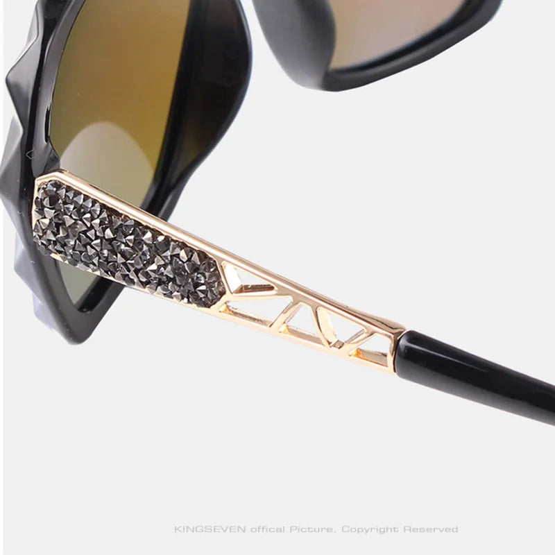 Kingseven Designer Butterfly Women Sunglasses
