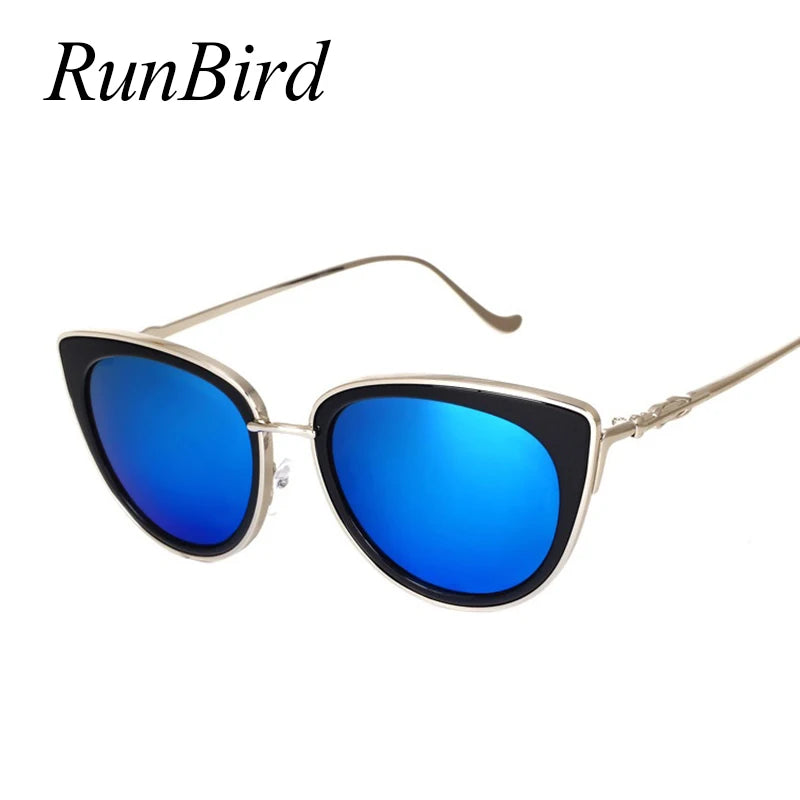 Metal Frame Cat Eye Women Sunglasses