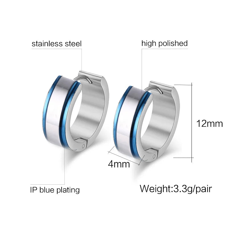 Small Stainless Steel Hoop Earring