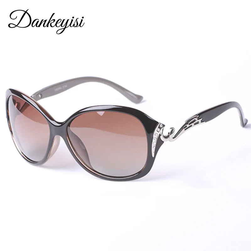 DANKEYISI Hot Polarized Sunglasses with Rhinestones