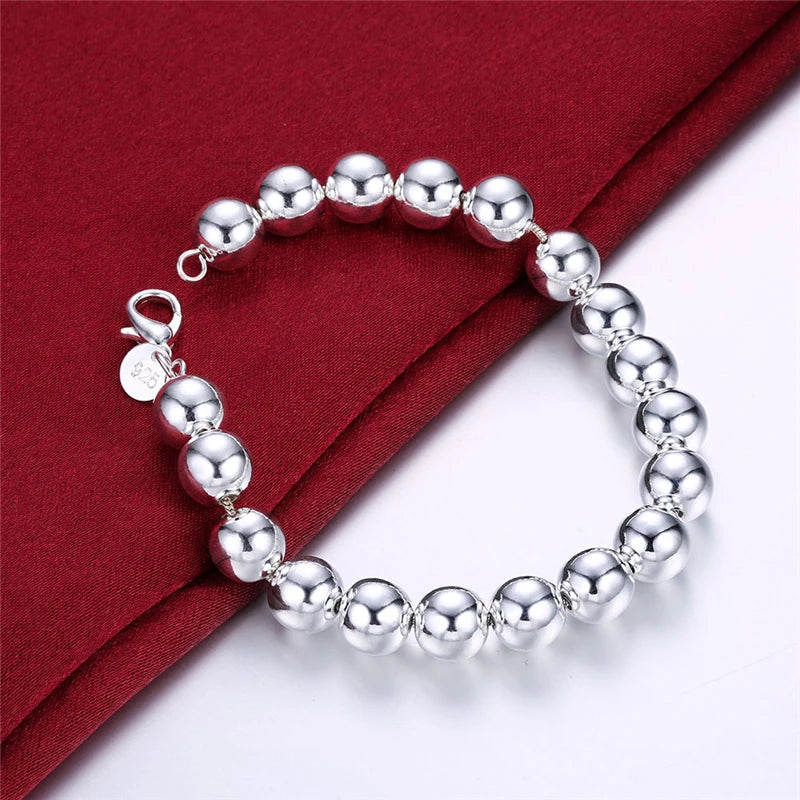 Sterling Silver Circle Ball Beads