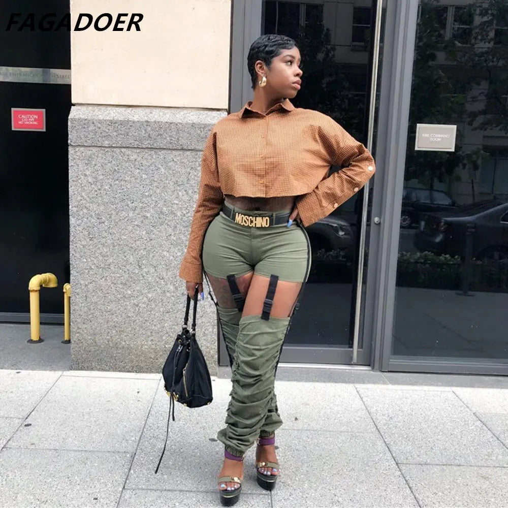 New Woman Cargo Adjustable Trousers