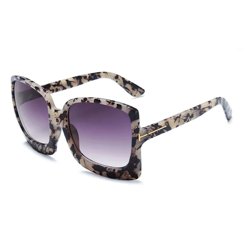 Oversized Women Gradient Sunglasses