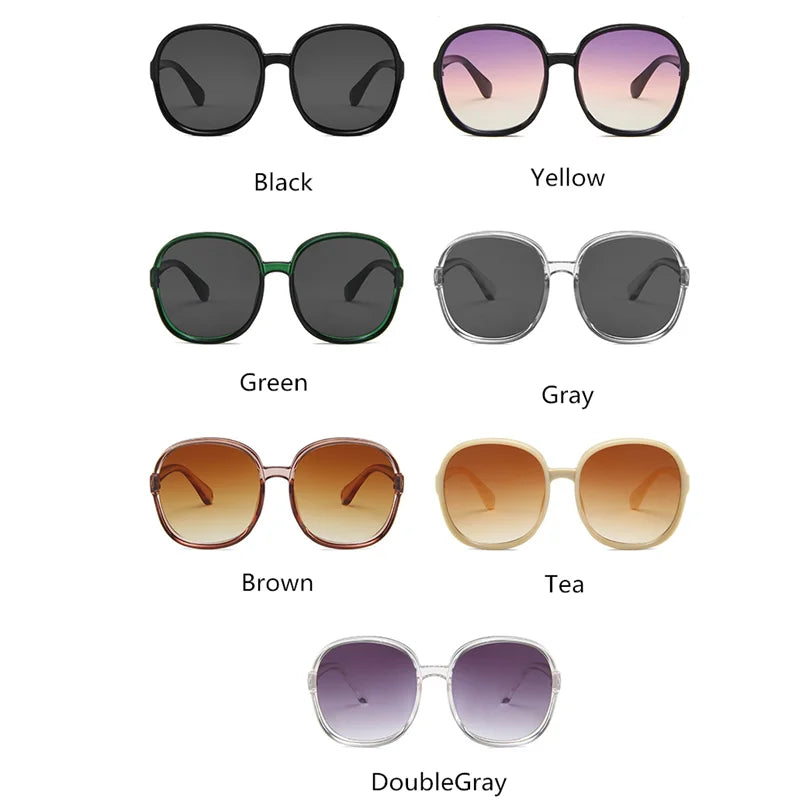 Classic Big Frame Luxury Women Sunglasses