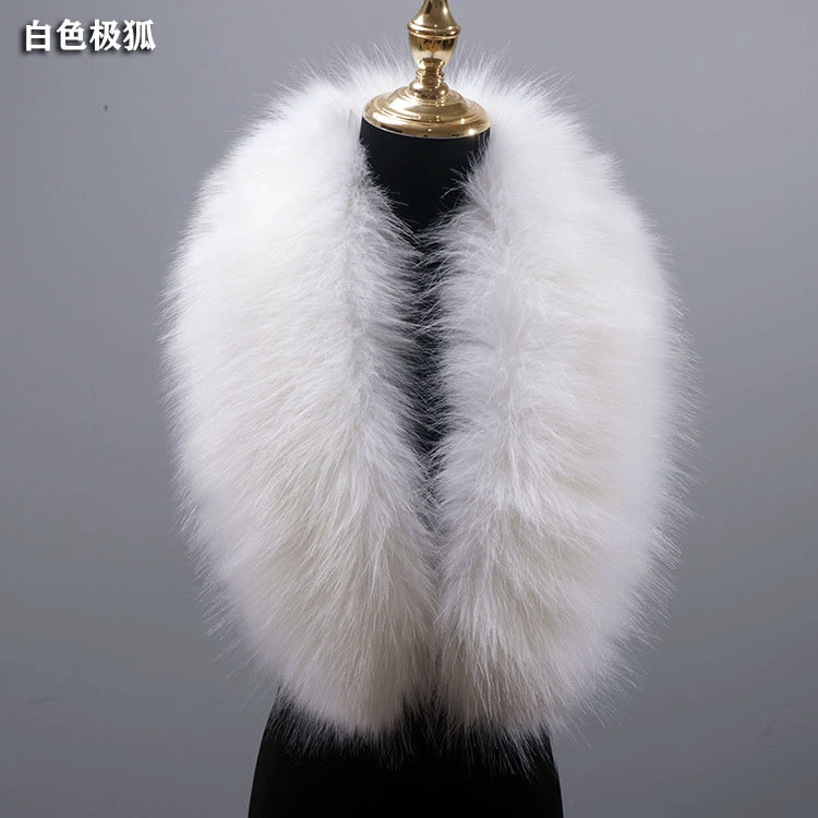 Woolen Coat Imitation Fur Green Fruit Collar Widened Plush