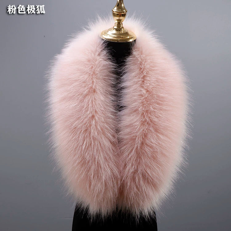 Woolen Coat Imitation Fur Green Fruit Collar Widened Plush