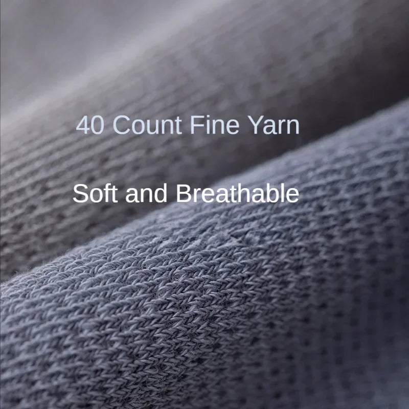 5 Pairs Men High Quality 96% Pure Cotton Socks