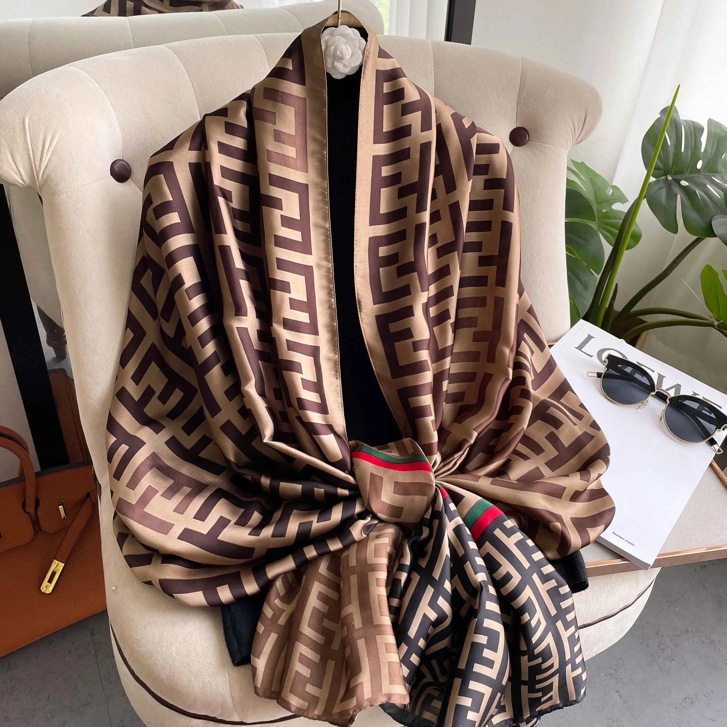 Fashion Beautiful Soft Silk Scarves 180*90cm
