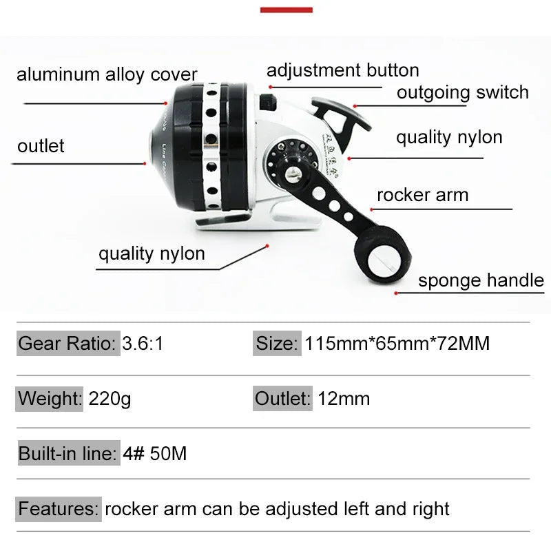 Closed Reel BL30 Fishing 4+1BB 3.6:1 Gear