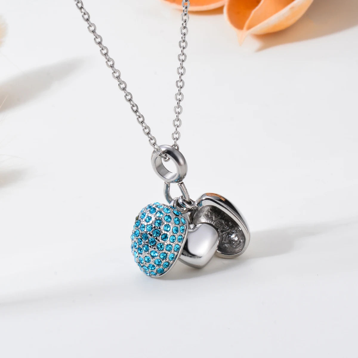 Stainless steel Cremation Jewelry Urn for Ashes