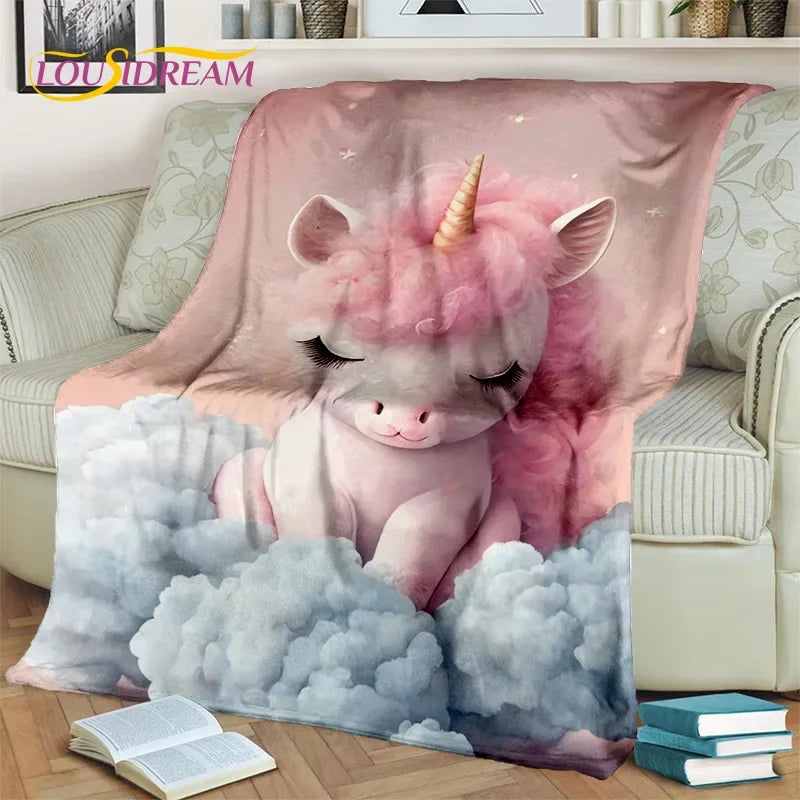 Unicorn Soft Throw Blanket