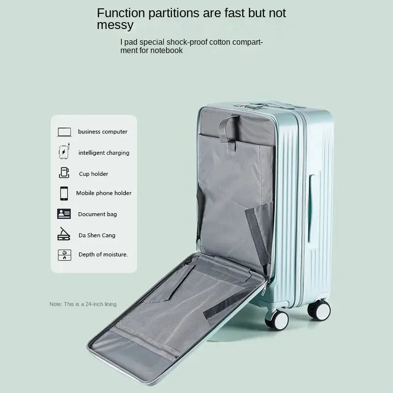 Multifunction Suitcase USB Phone Holder