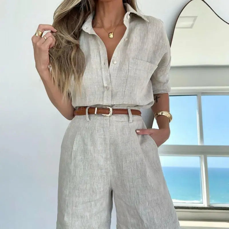 Casual Shorts Suit
