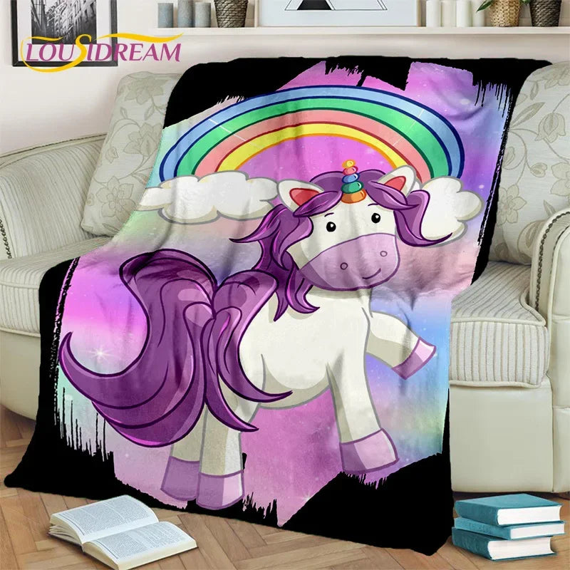 Unicorn Soft Throw Blanket