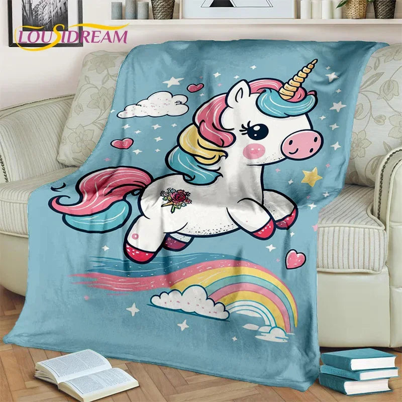 Unicorn Soft Throw Blanket