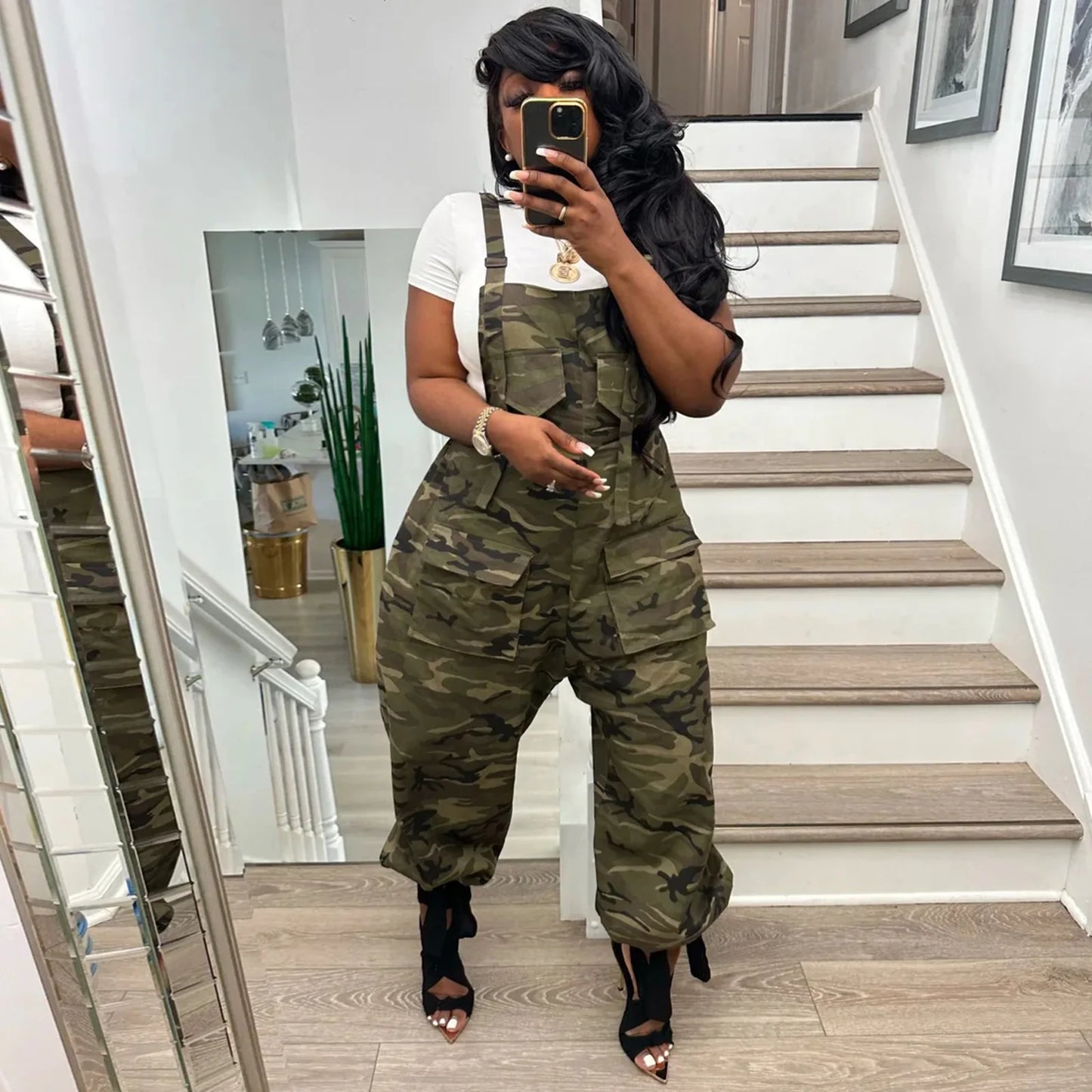 Camouflage Baggy Jumpsuit