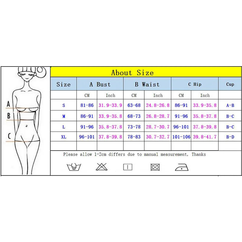 Mesh Cover Ups Sexy Bikini Push UP Bikini Set