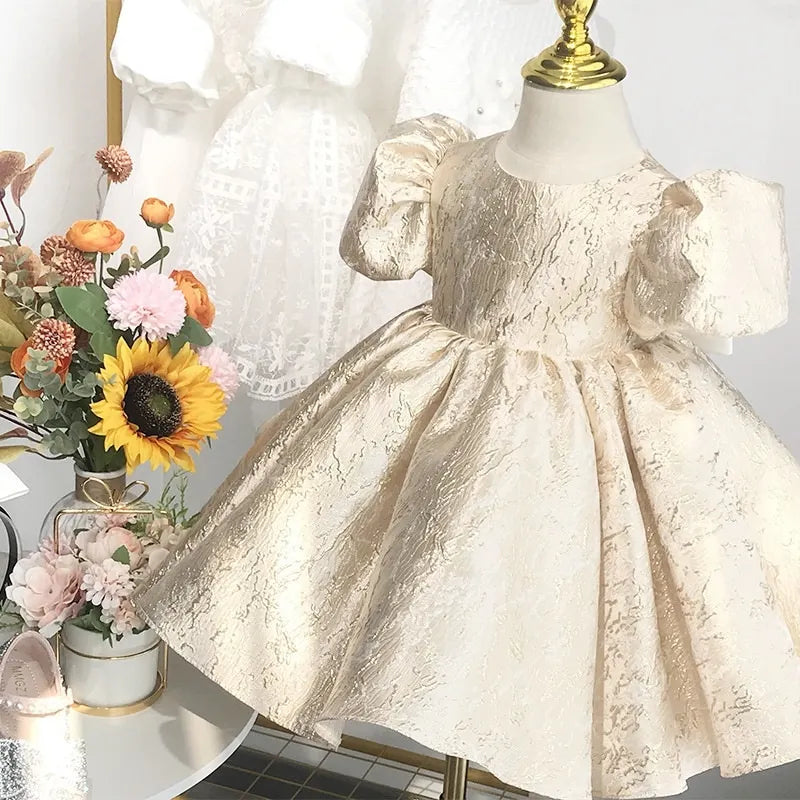 Baby Girl Princess Dress Puff Sleeve