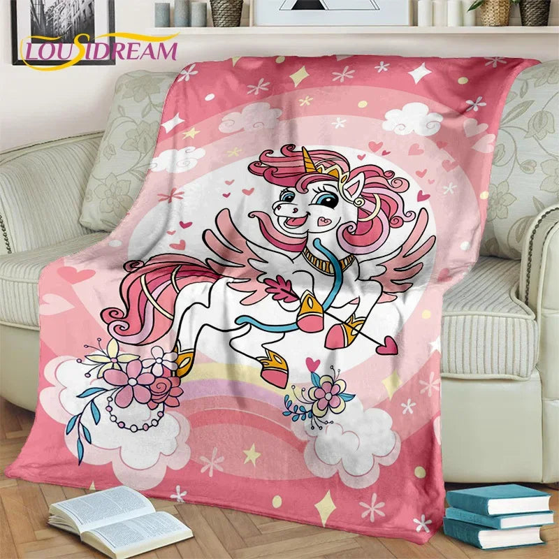 Unicorn Soft Throw Blanket