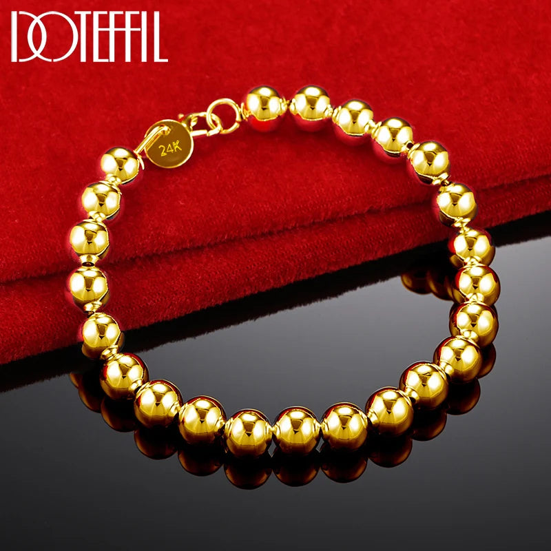 Sterling Silver Circle Ball Beads