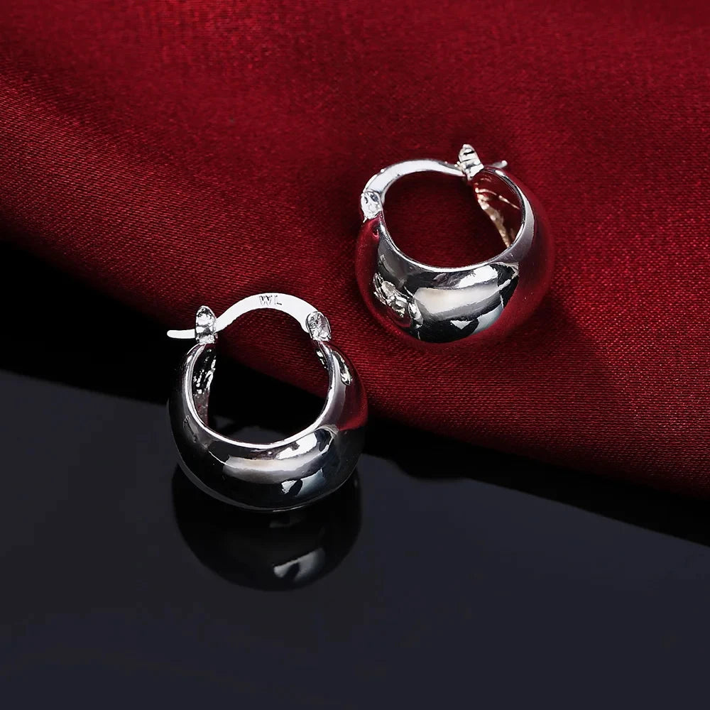 Hot Smooth round Earrings