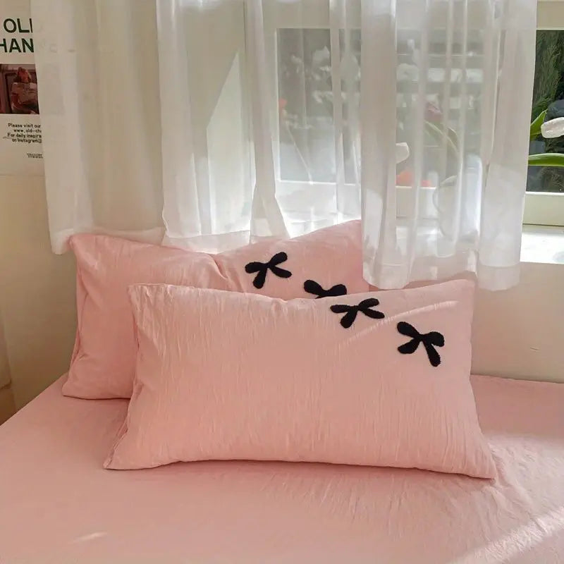 Princess Bowknot Bedding Duvet Cover Set