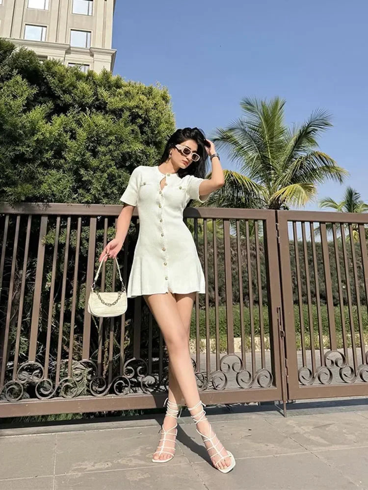 Knitted Short Dress