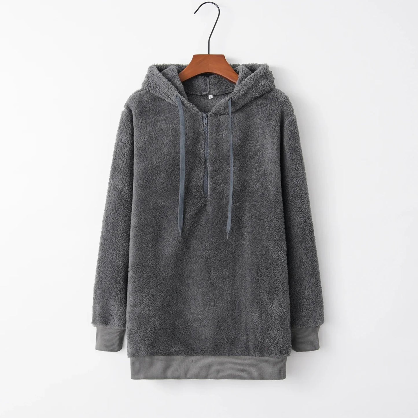 Women's Long-Sleeved Hooded Sweater