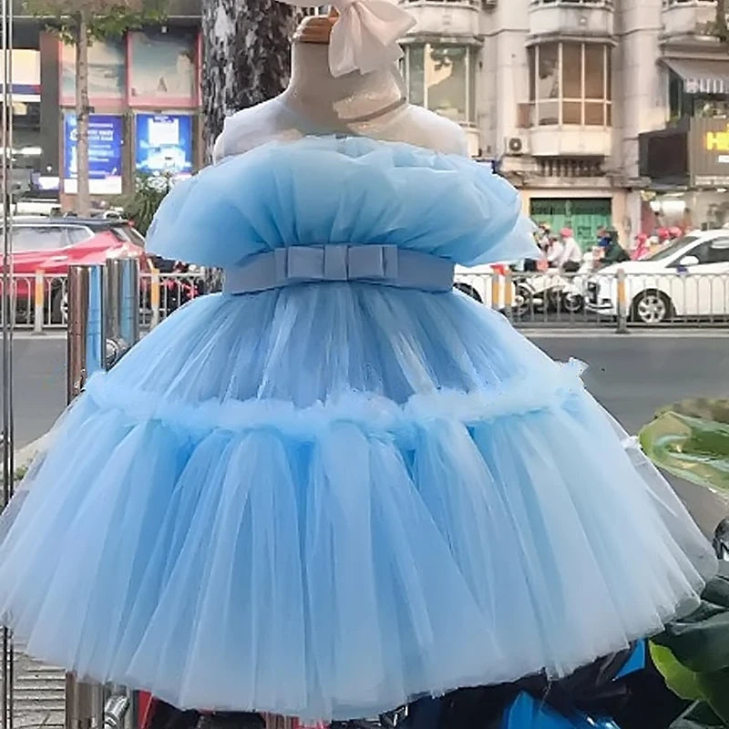 Girls Toddler Princess Gown Elegant Tulle