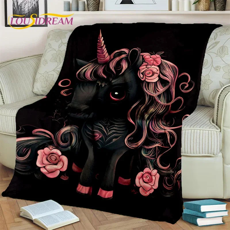 Unicorn Soft Throw Blanket