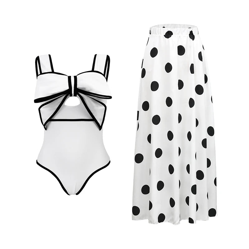 Two Piece Swimsuit Beach Skirt