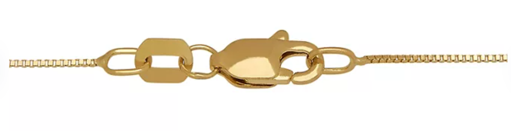 18" "Love" Script Pendant in 14K Yellow Gold