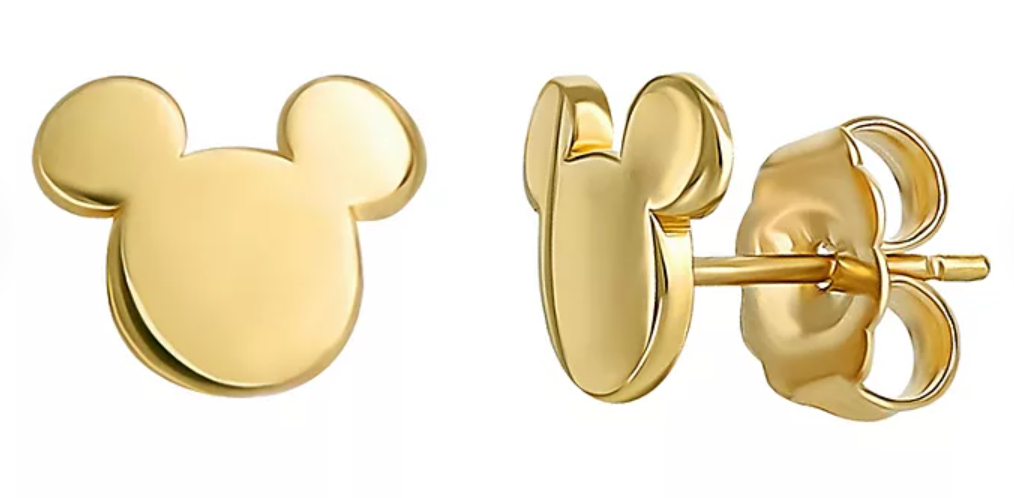 Disney Mickey or Minnie Mouse Earring in 14K Gold
