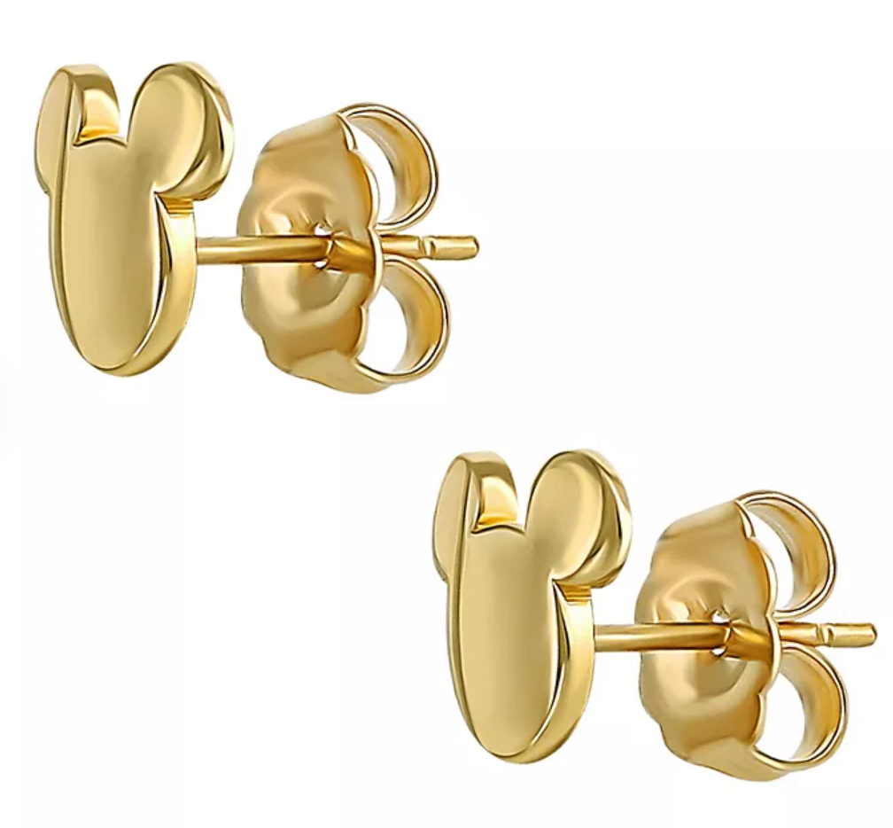 Disney Mickey or Minnie Mouse Earring in 14K Gold