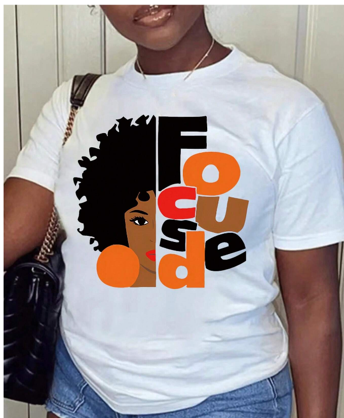 Letter & Figure Graphic Tee