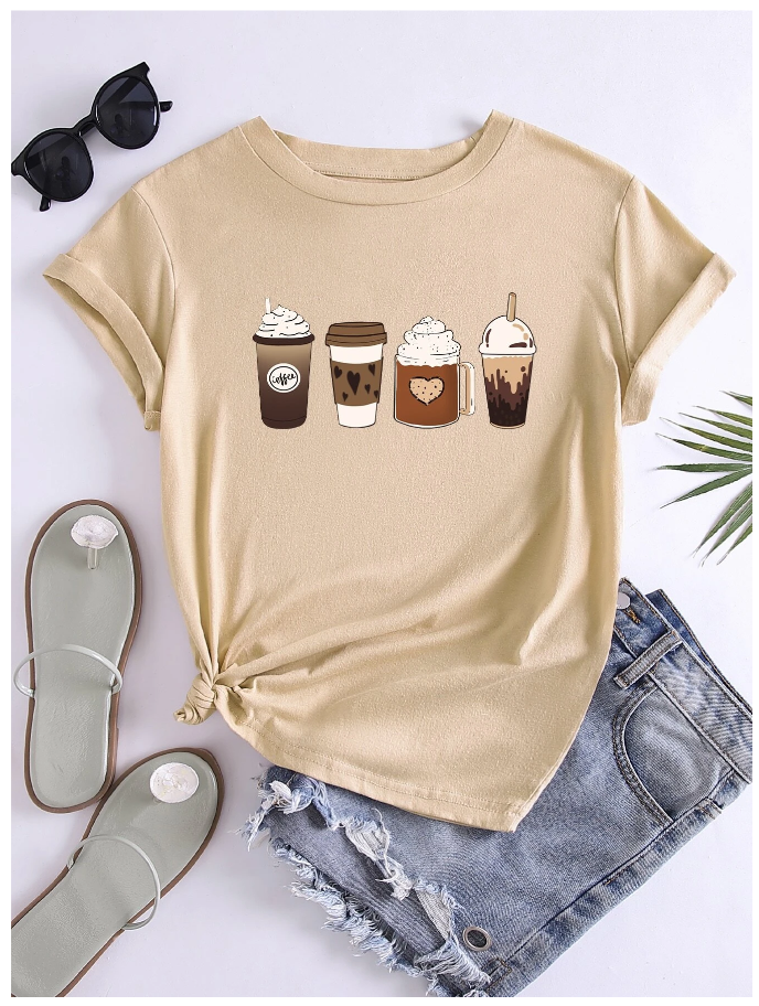 Coffee Print Tee