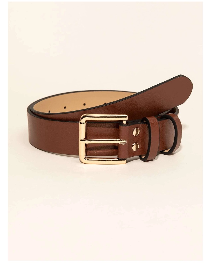 Square Buckle Belt