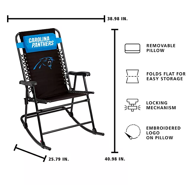 Logo Brands NFL Bungee Rocker, Assorted Teams