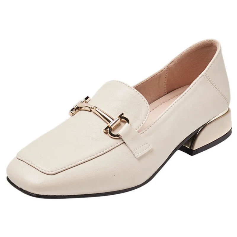 Square Toe Loafers Moccasins Women's