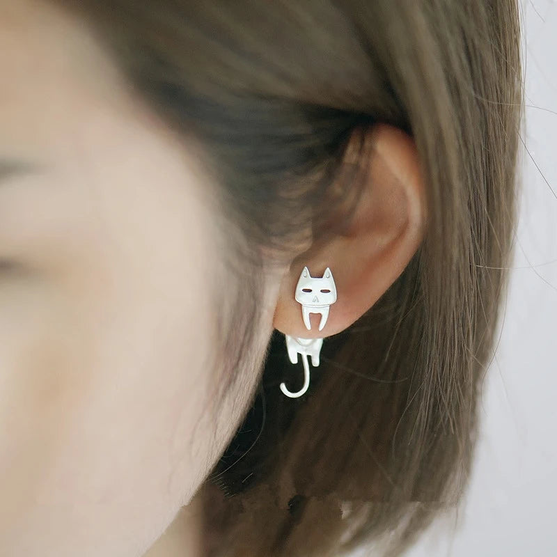 Cat Fish Stud Earrings