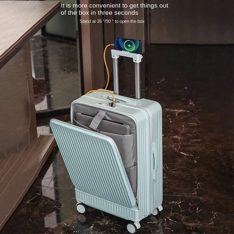 Multifunction Suitcase USB Phone Holder
