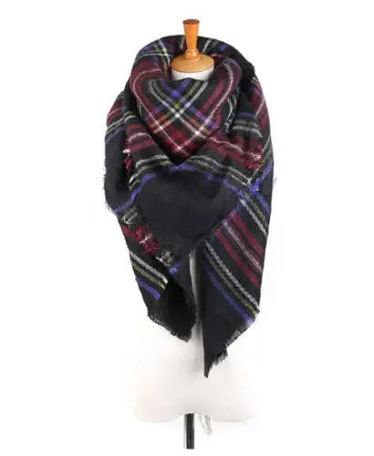 140cm Unisex Women Men Warm Large Oversized Scarf Wrap Shawl