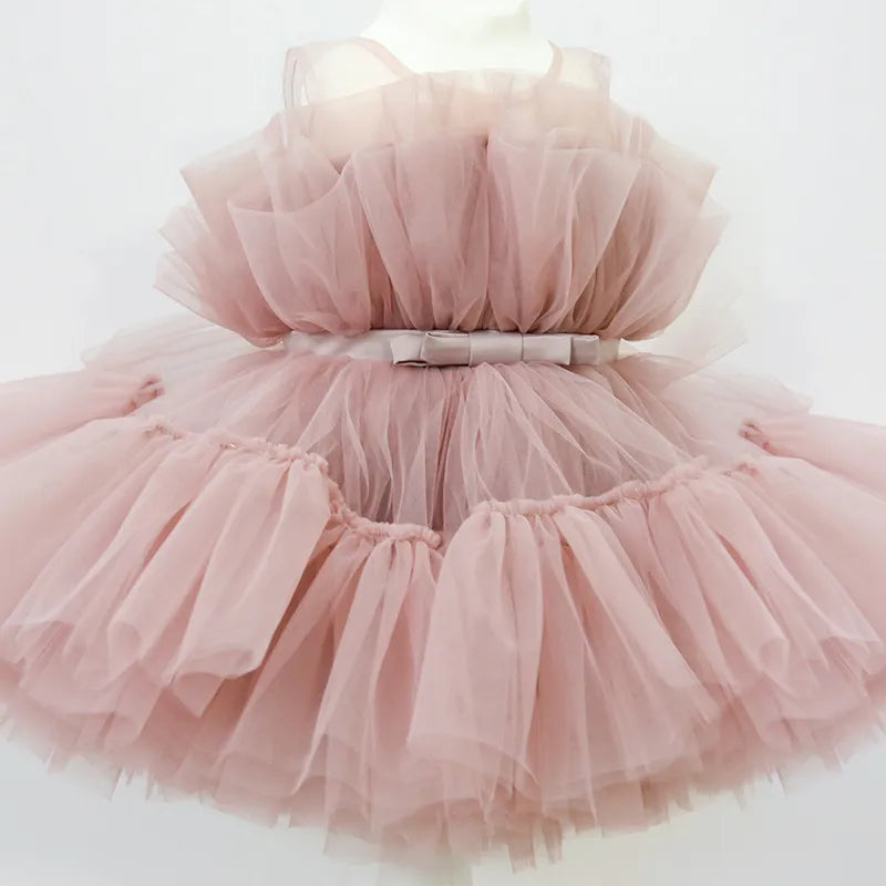 Girls Toddler Princess Gown Elegant Tulle