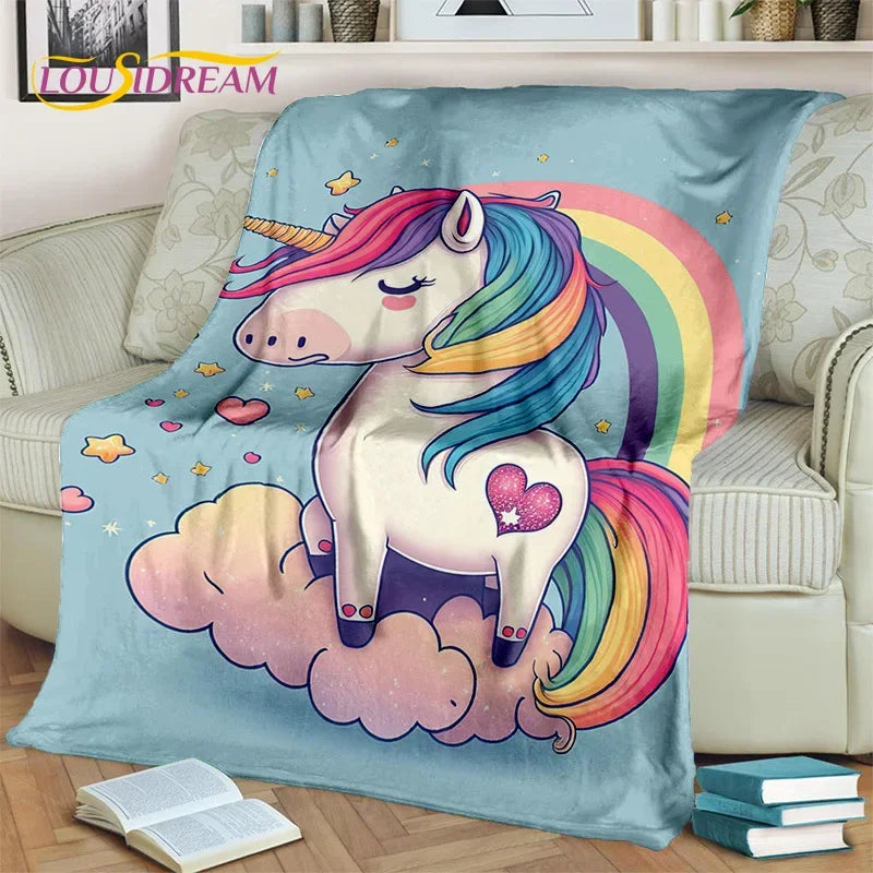Unicorn Soft Throw Blanket