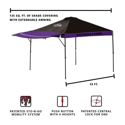 NFL 10' X 10' Mighty Shade Canopy Tent